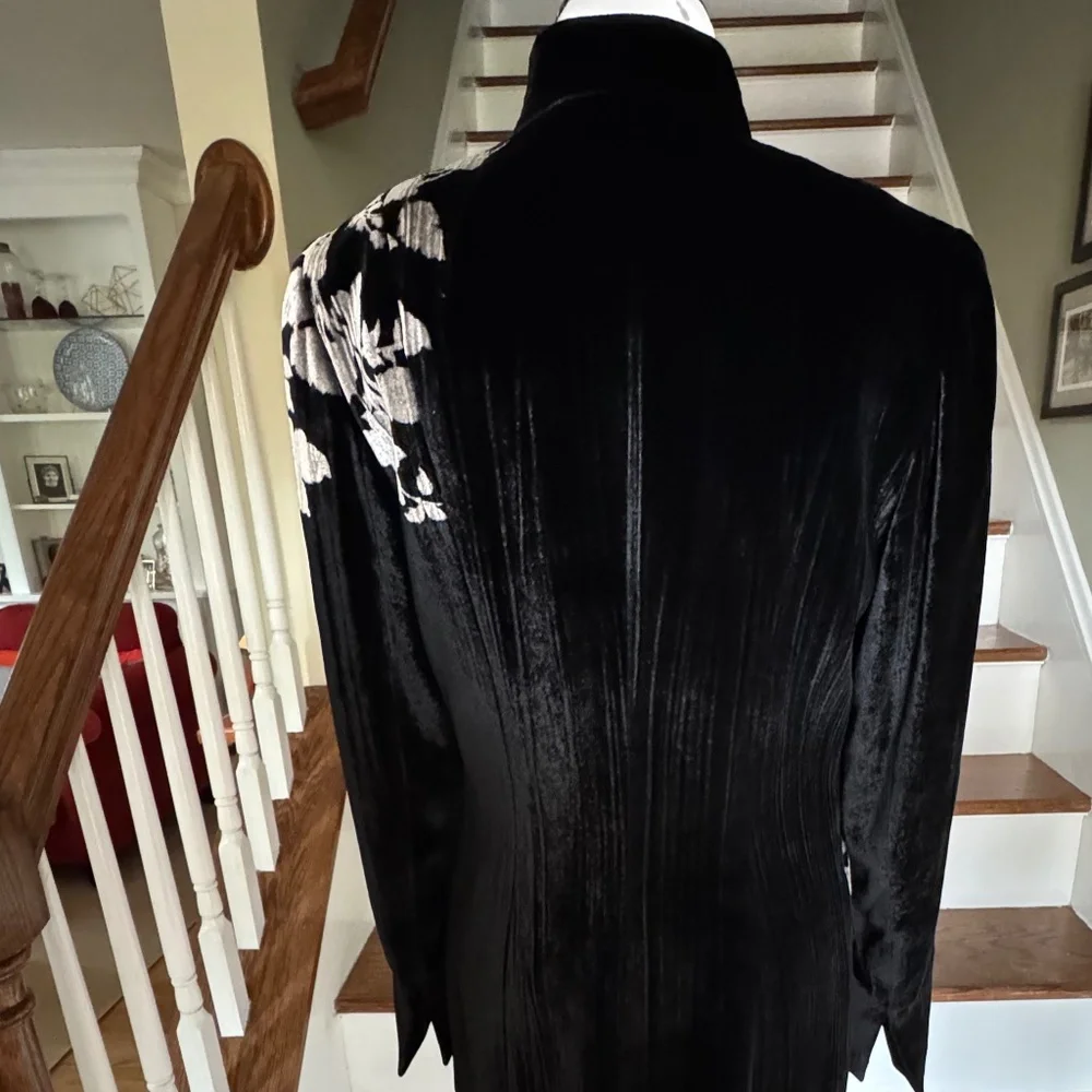 Dana Buchman Velvet Jacket Sz 4 - Picture 2 of 10